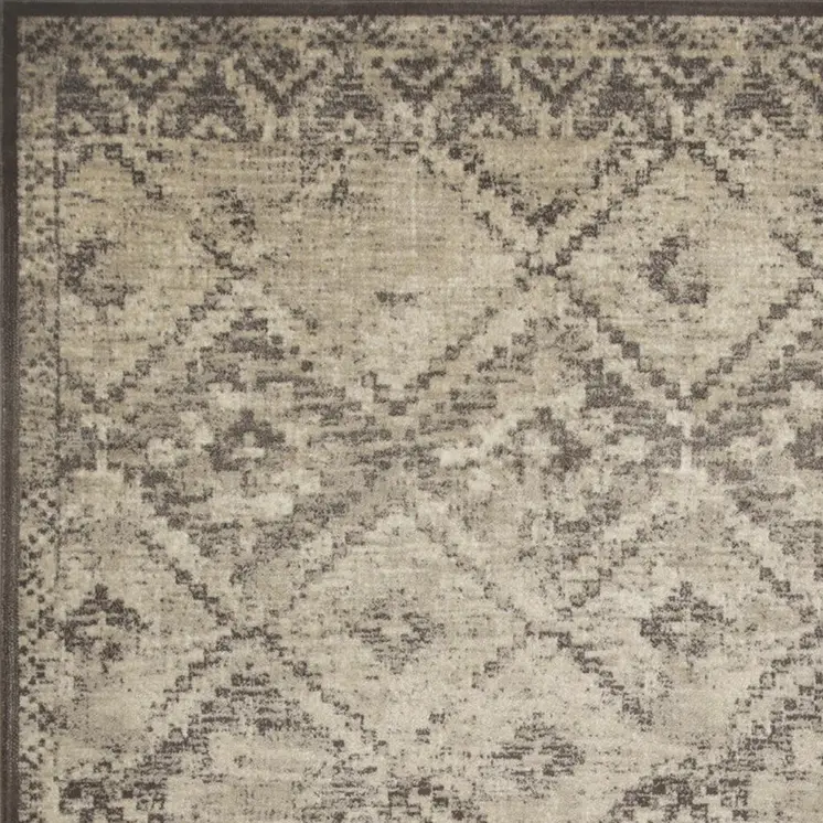 5' X 8' Gray Abstract Area Rug