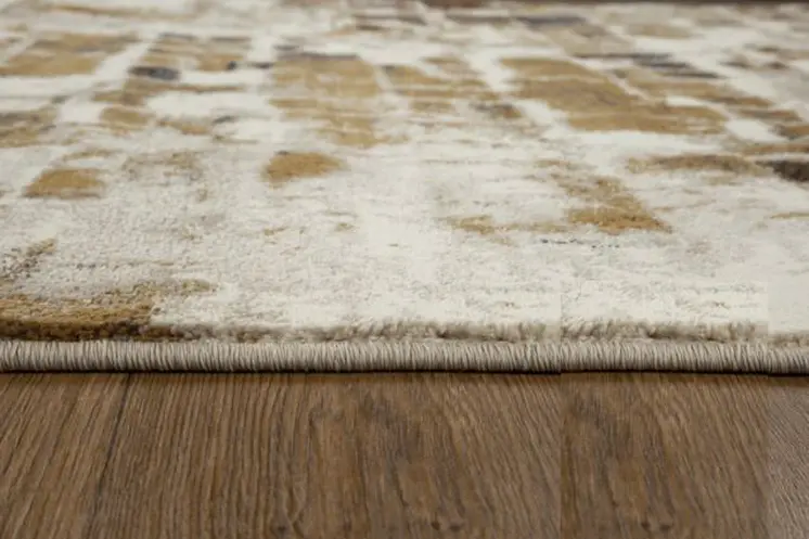 8' X 11' Natural Abstract Area Rug