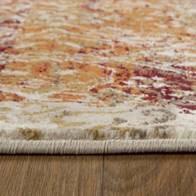 5' X 8' Rust Oriental Area Rug