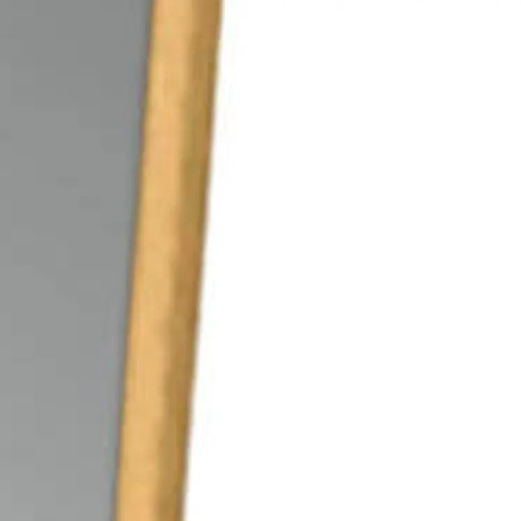 71" Gold Metal Framed Standing Mirror