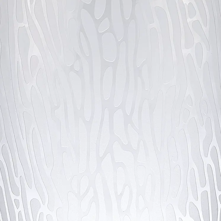 12" Clear and Frosted Abstract Oval Crystal Table Vase