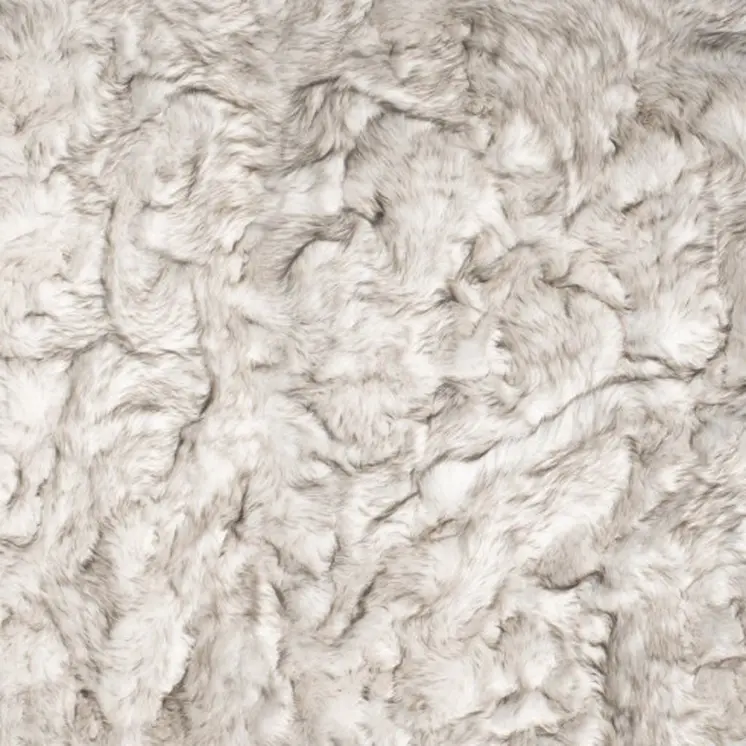 5' X 8' Chocolate Faux Fur Ombre Non Skid Area Rug