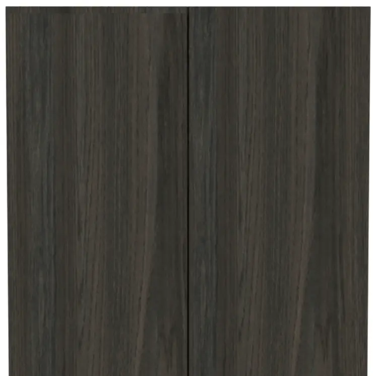 71" Dark Brown Wood Pantry Or Storage Closet
