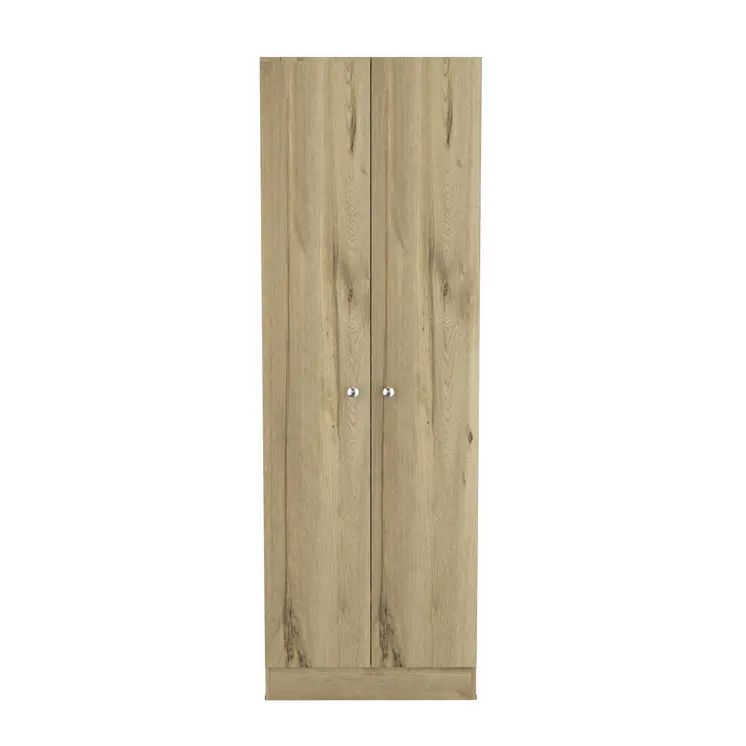 71" Oak Wood Pantry Or Storage Closet