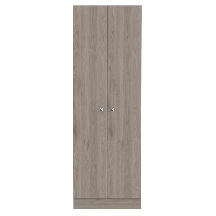 71" Light Gray Wood Pantry Or Storage Closet