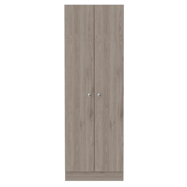 71" Light Gray Wood Pantry Or Storage Closet