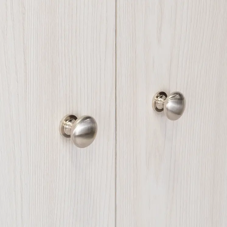 71" Light Gray Wood Pantry Or Storage Closet
