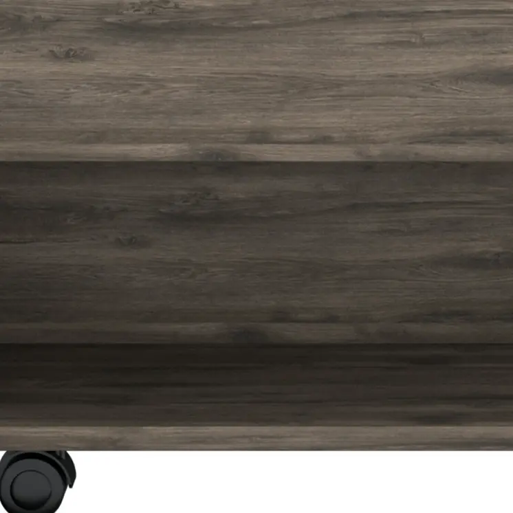 22" Dark Brown Manufactured Wood Rectangular Lift Top Coffee Table With Drawer