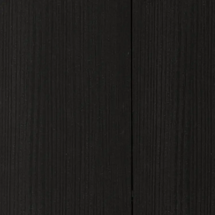 59" Black Wood Wall mounted Accent Cabinet With Five Shelves