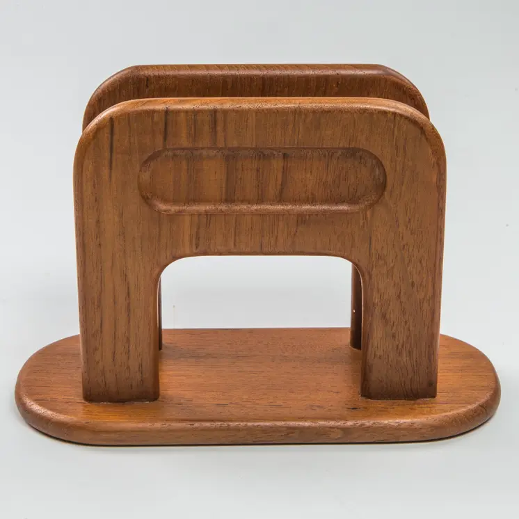 Free Standing 8.25 " Wood Napkin Holder