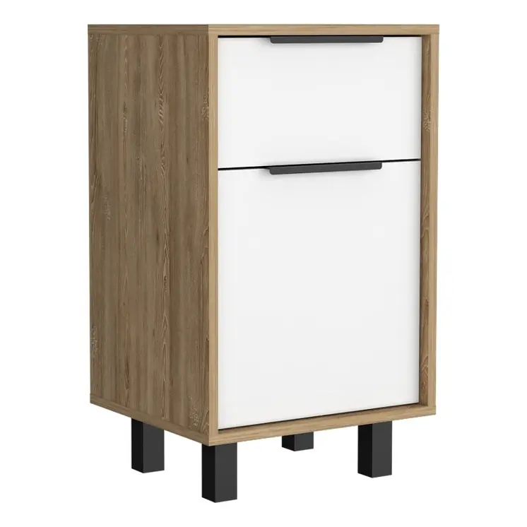 28" Wood One Drawer Nightstand