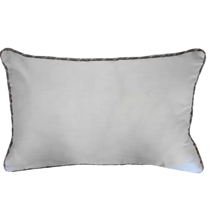 13" X 20" Pink and White Easter Egg Hunt Easter Easter Bunny Throw Pillow