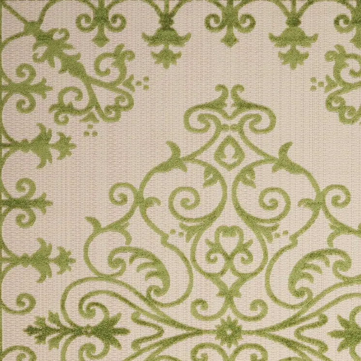 10' X 13' Green Indoor Outdoor Area Rug