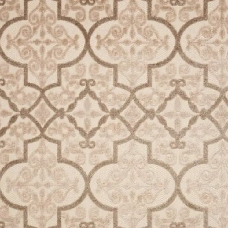 10' X 13' Cream Indoor Outdoor Area Rug