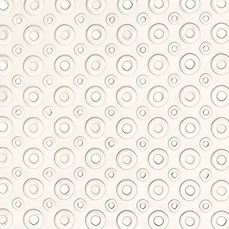 40" Beige Latex Bubbles Non Slip Shower Mat