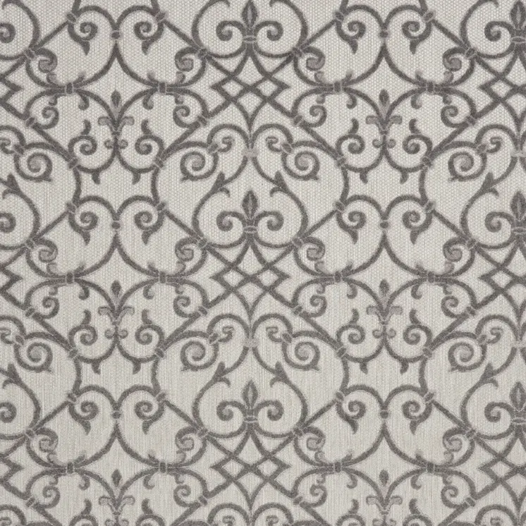 10' X 13' Gray Indoor Outdoor Area Rug