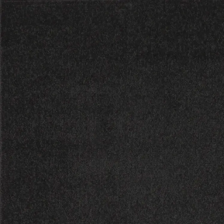 8' Black Indoor Outdoor Runner Rug