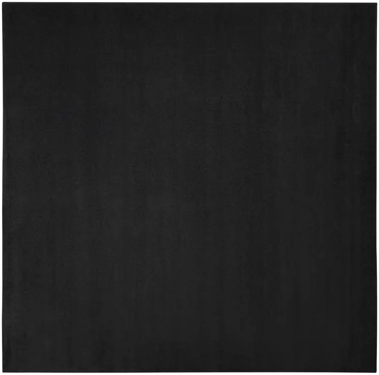 9' Black Square Indoor Outdoor Area Rug