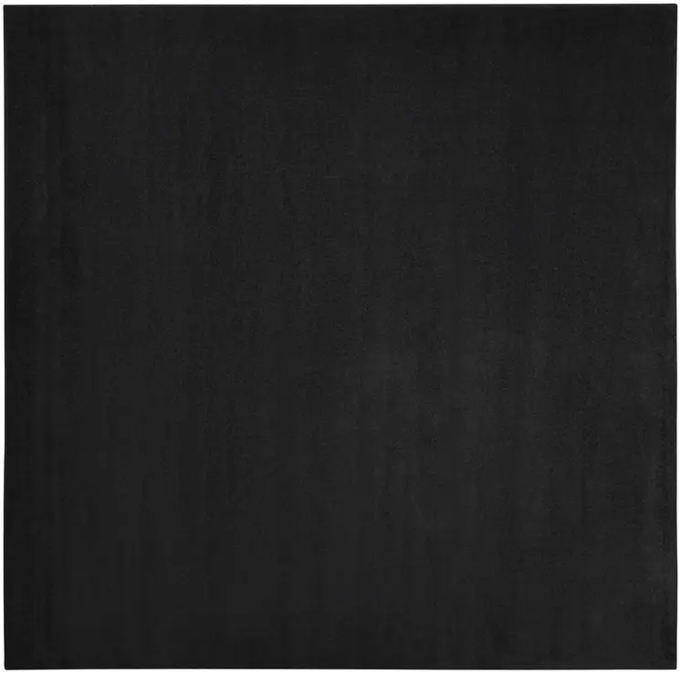 9' Black Square Indoor Outdoor Area Rug