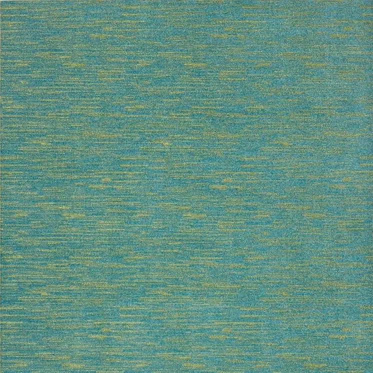10' X 14' Blue And Green Indoor Outdoor Area Rug