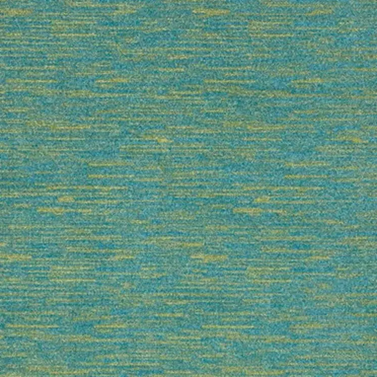 6' X 9' Blue And Green Indoor Outdoor Area Rug