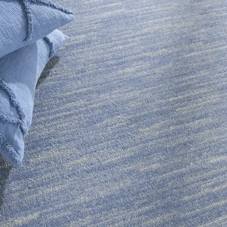 10' X 14' Blue And Gray Indoor Outdoor Area Rug