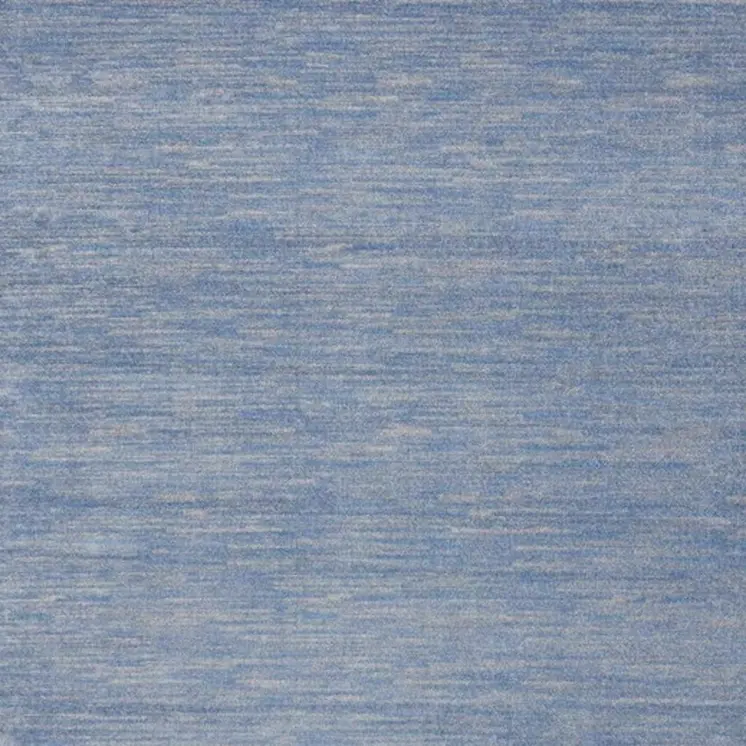 9' Blue And Gray Indoor Outdoor Area Rug