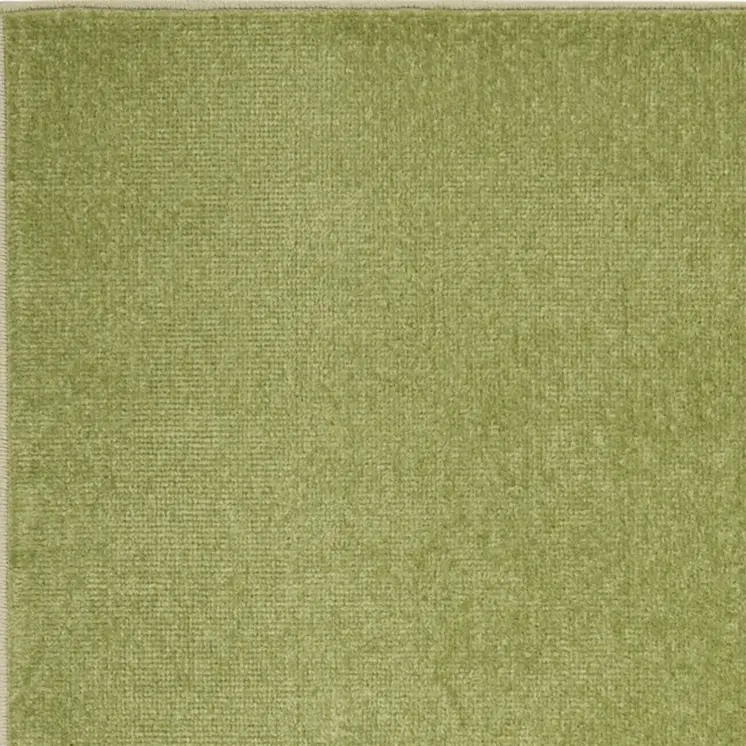 6' Green Indoor Outdoor Runner Rug