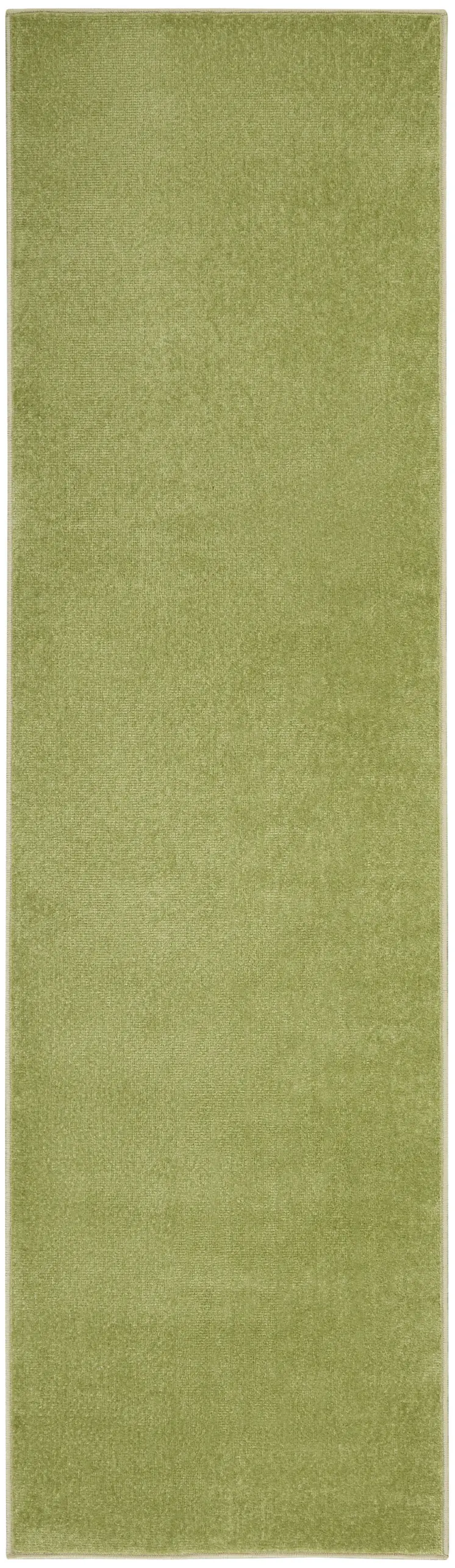 10' Green Indoor Outdoor Runner Rug