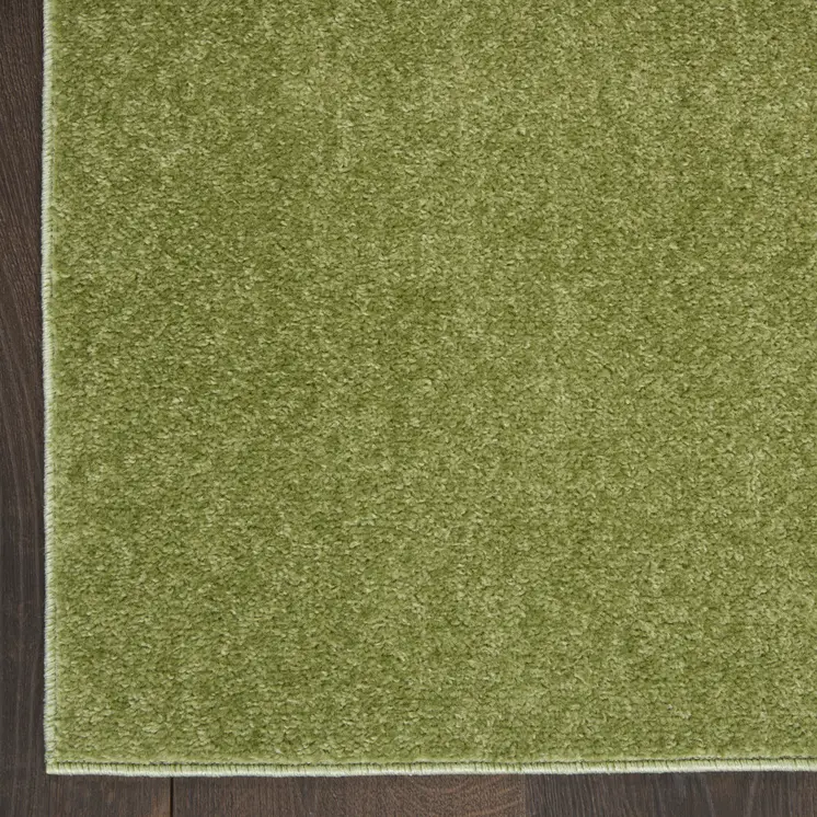 8' Green Indoor Outdoor Runner Rug