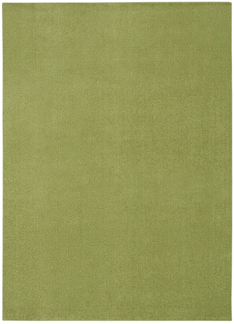 5' X 7' Green Indoor Outdoor Area Rug