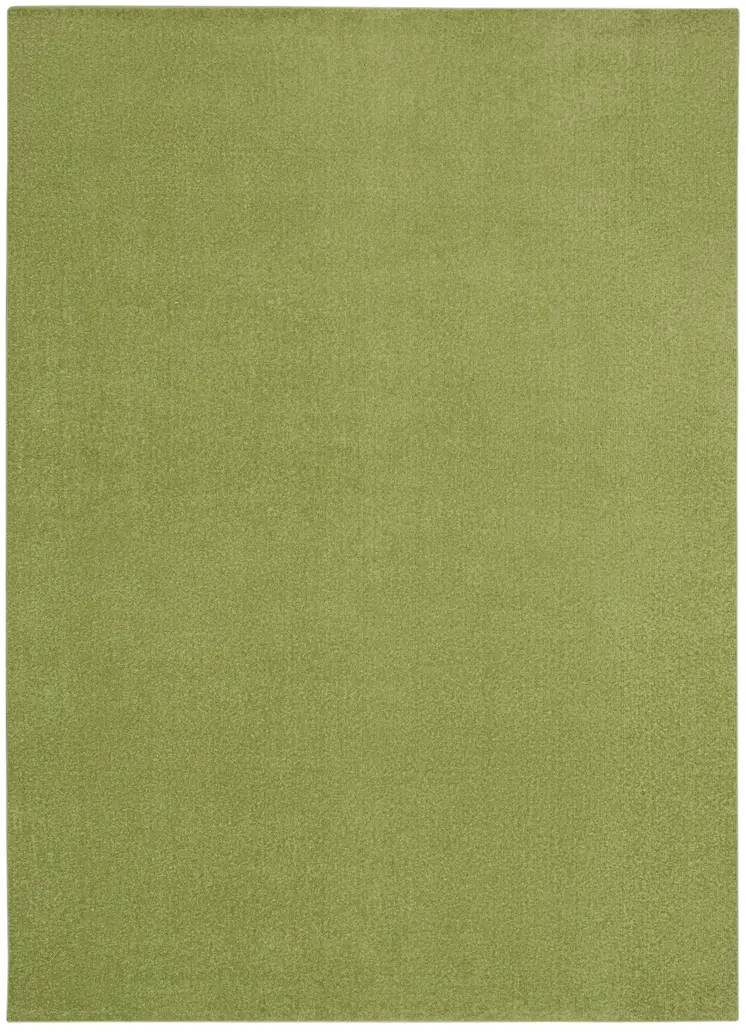6' X 9' Green Indoor Outdoor Area Rug