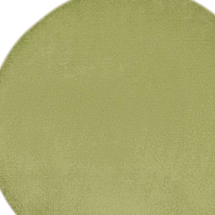 8' X 8' Green Round Indoor Outdoor Area Rug
