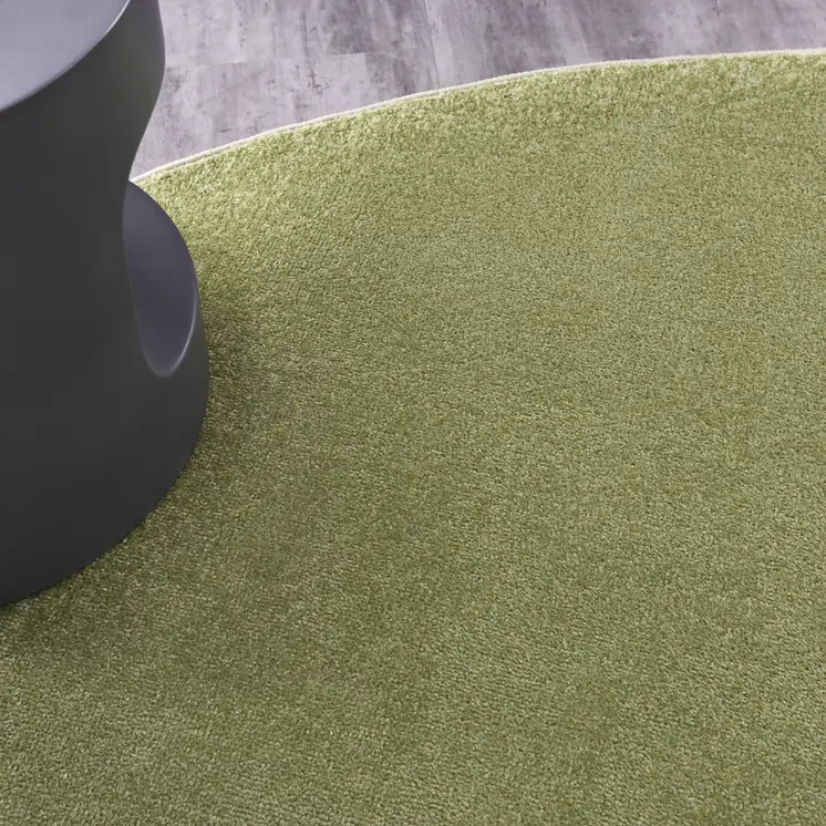 8' X 8' Green Round Indoor Outdoor Area Rug
