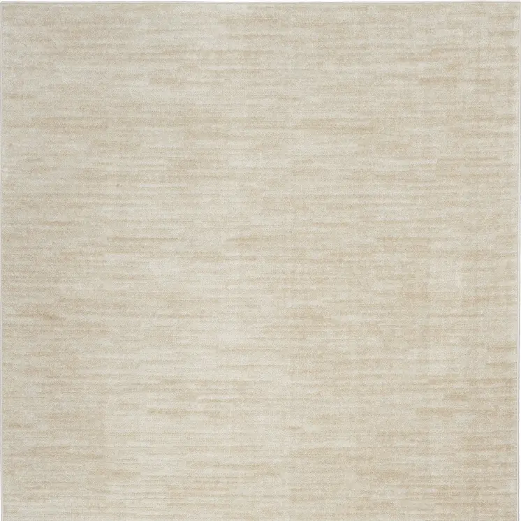 6' X 9' Beige And Ivory Indoor Outdoor Area Rug