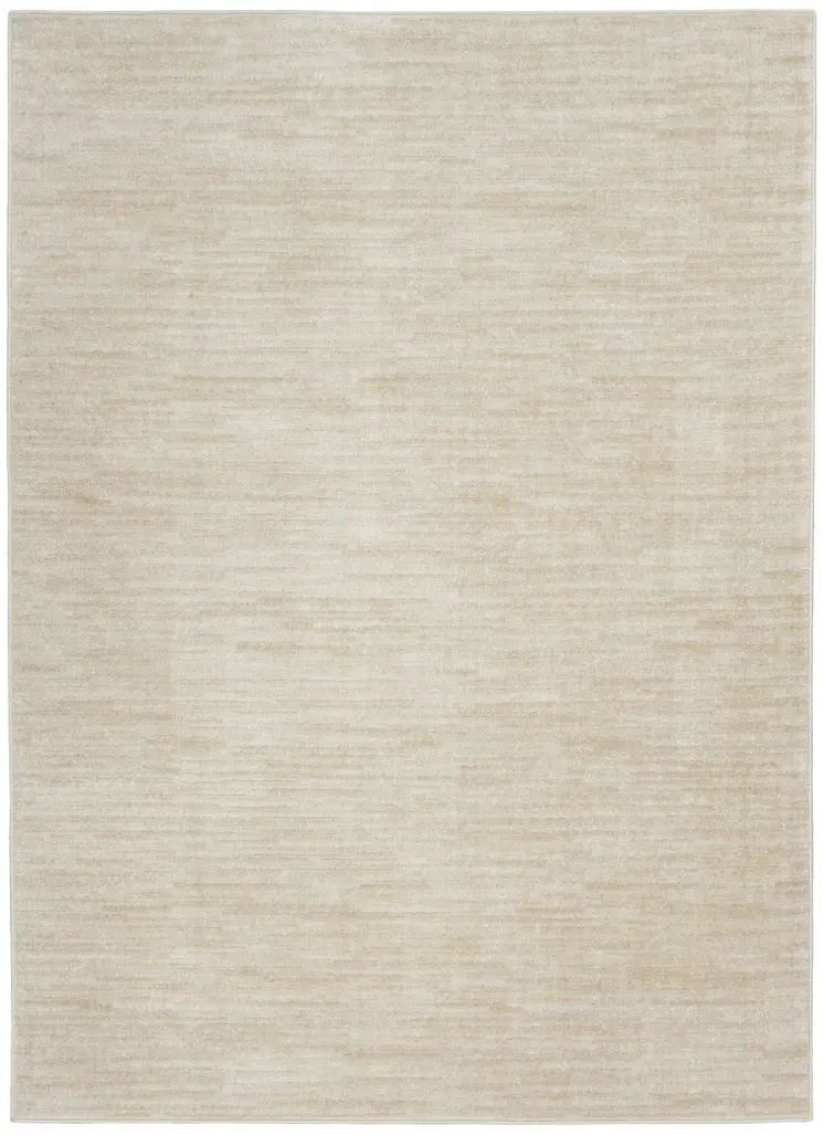 6' X 9' Beige And Ivory Indoor Outdoor Area Rug