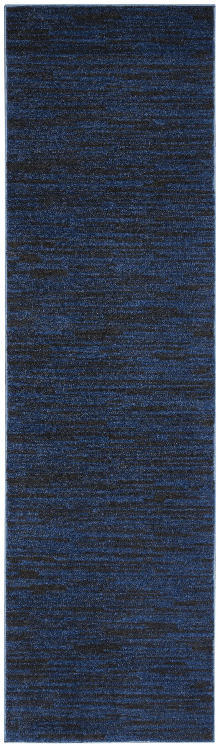 10' Midnight Blue Indoor Outdoor Runner Rug