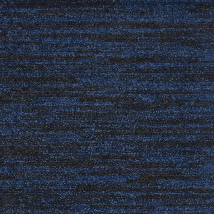 8' Midnight Blue Indoor Outdoor Runner Rug
