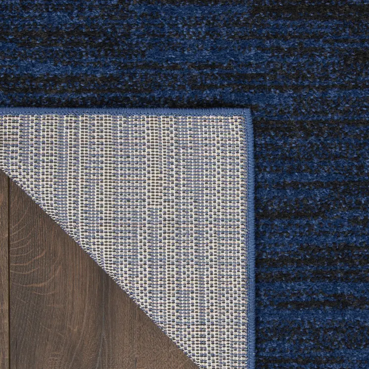 6' X 9' Midnight Blue Indoor Outdoor Area Rug