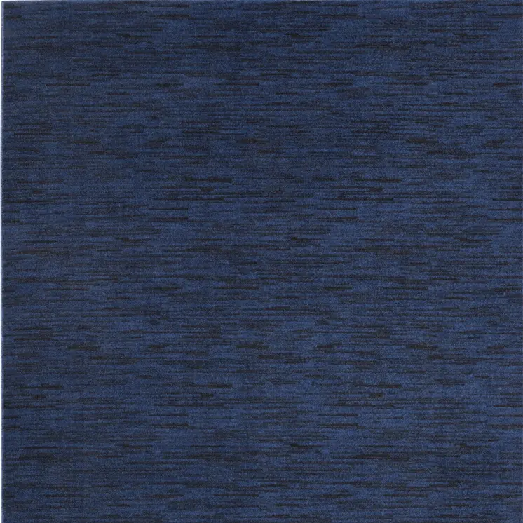 9' X 12' Midnight Blue Stain Resistant Indoor Outdoor Area Rug