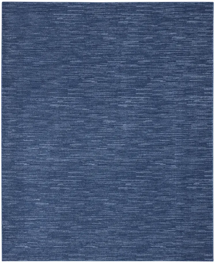10' X 14' Blue Indoor Outdoor Area Rug