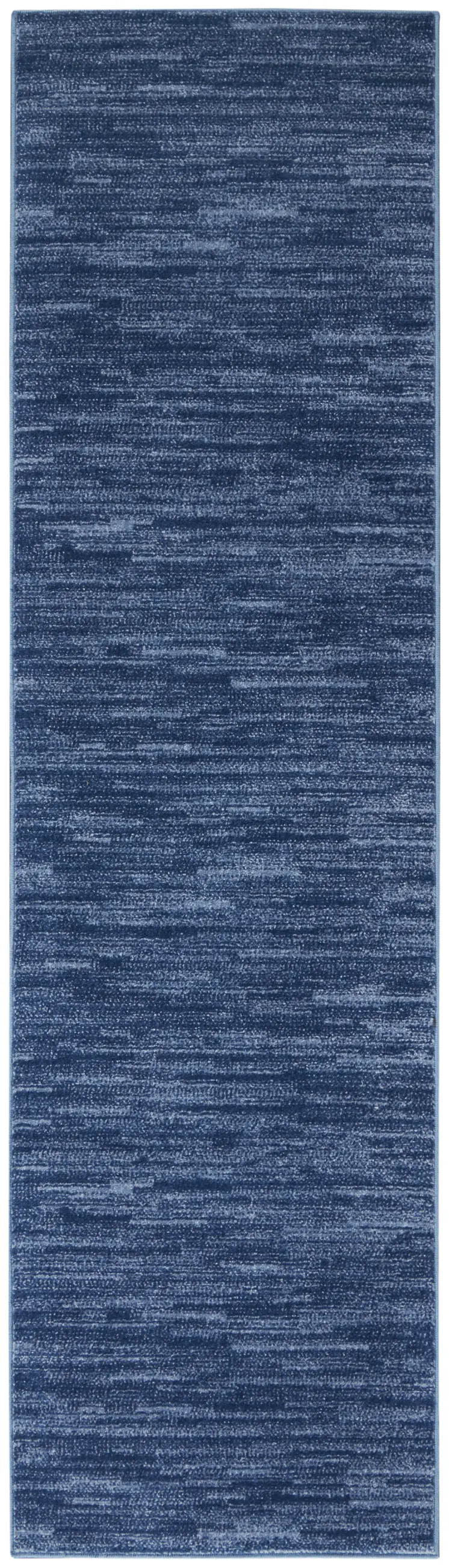 6' Navy Blue Indoor Outdoor Runner Rug