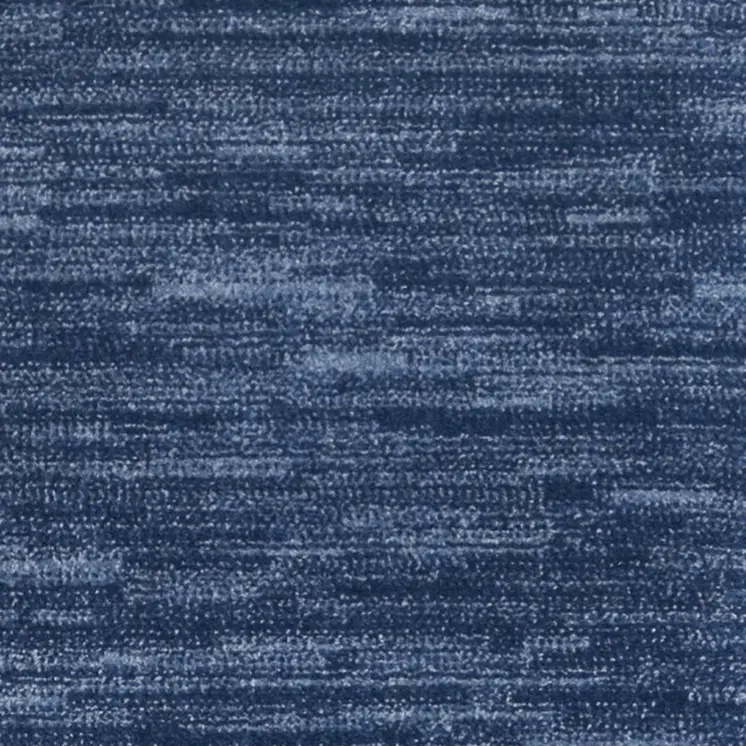 6' Navy Blue Indoor Outdoor Runner Rug