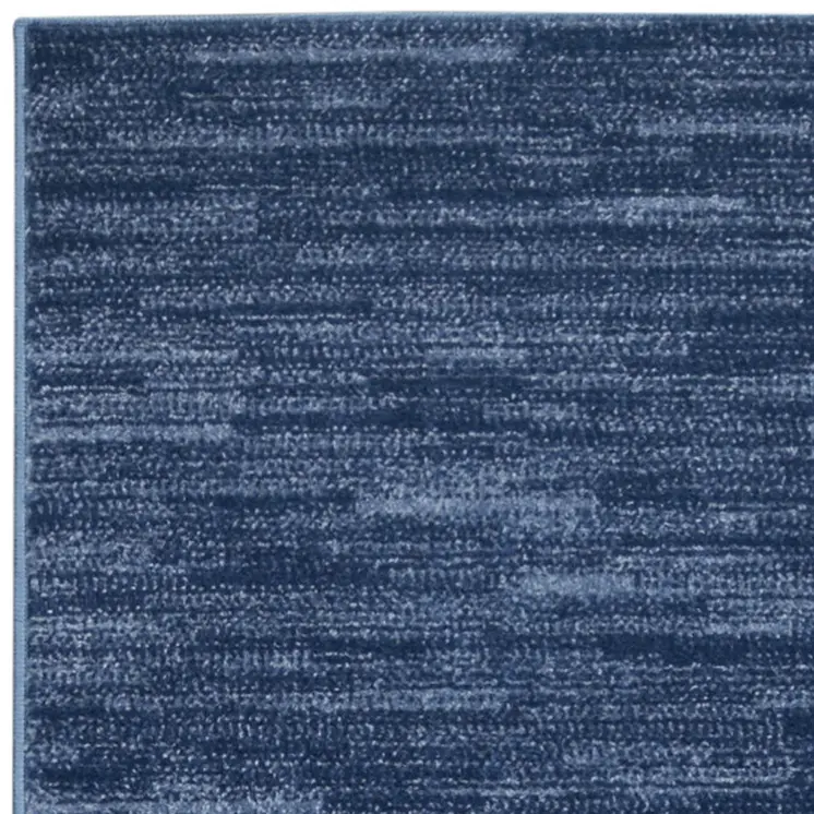 10' Blue Indoor Outdoor Runner Rug