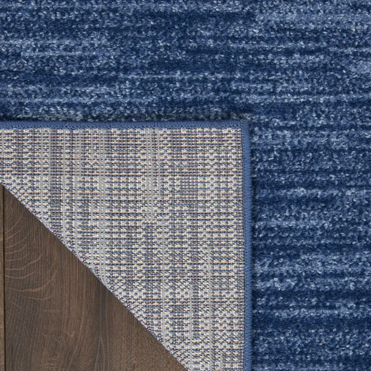 9' Blue Square Indoor Outdoor Area Rug
