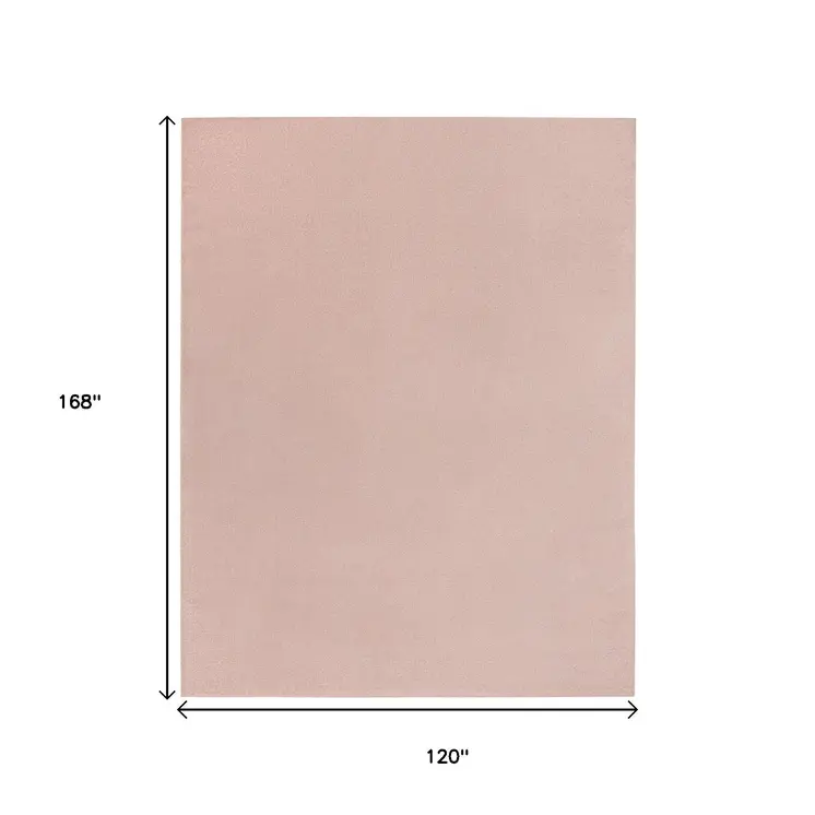 10' X 14' Pink Indoor Outdoor Area Rug