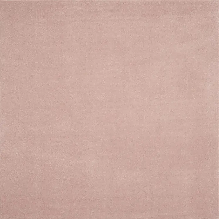 7' Pink Square Indoor Outdoor Area Rug