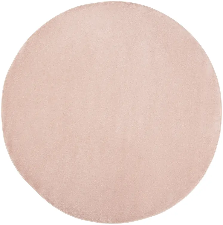 8' X 8' Pink Round Indoor Outdoor Area Rug