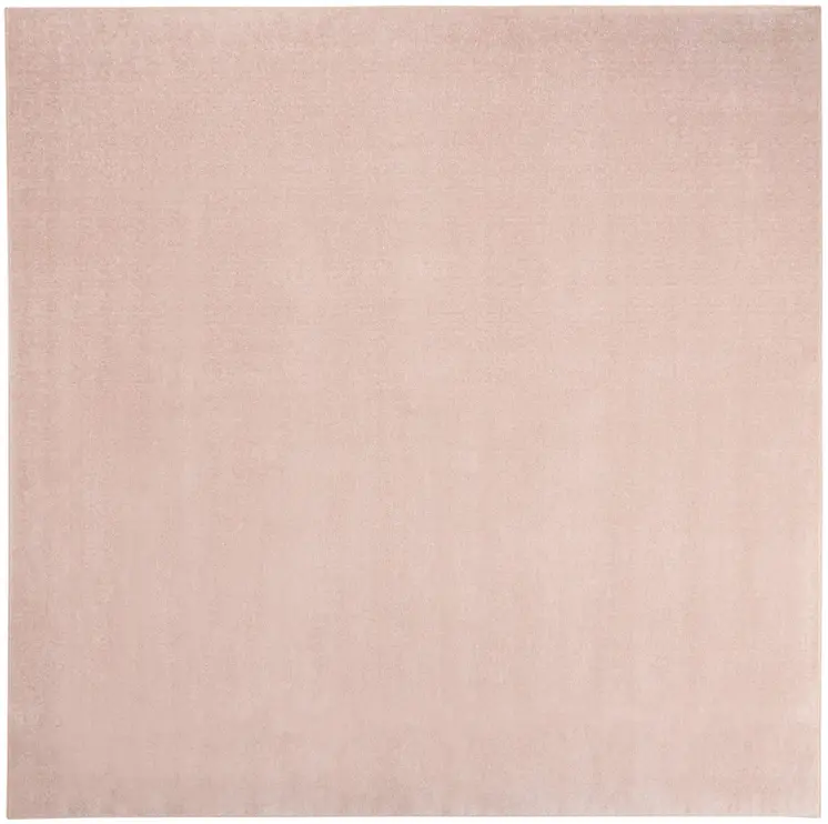 9' Pink Square Indoor Outdoor Area Rug