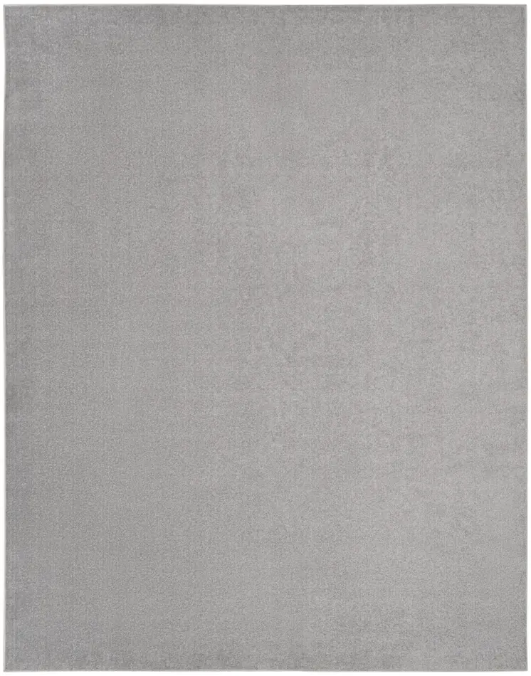 8' X 10' Gray Indoor Outdoor Area Rug